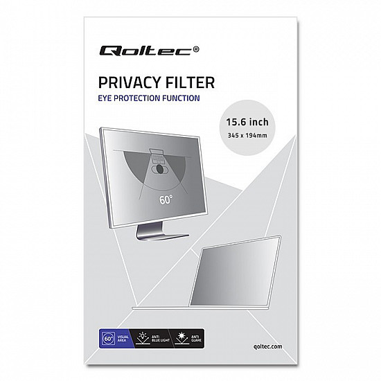Qoltec 51052 Privacy filter 15.6 16:9