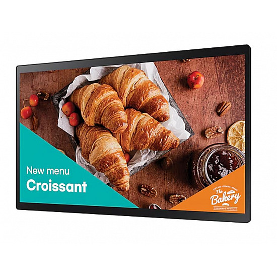 Professional monitor QB24C-T 24 inches Matte, Touch 16h/7 250(cd/m2) 1920x1080(FHD) S10 Player(Tizen7, VXT Ready) WiFi/BT 3 years d2d (LH24QBRBBGCXEN)