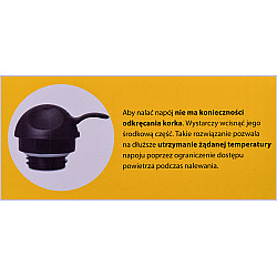 PROMIS DZBANEK STALOWY 2 0 L NADRUK HERBATA TMH20