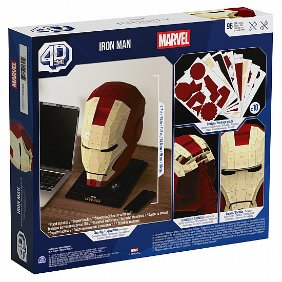 4D Build - Marvel Iron Man-Helm, Modellbau
