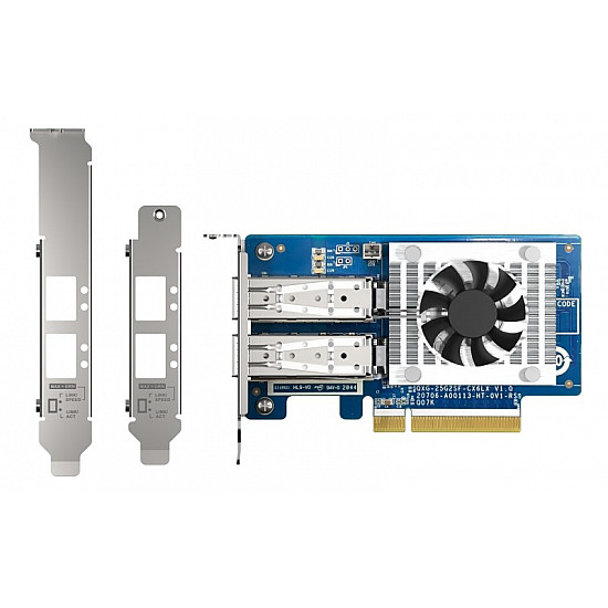 QNAP - QXG-25G2SF-CX6 - Netzwerkadapter - PCIe 4.0 x8 Low-Profile - 25 Gigabit SFP28 x 2