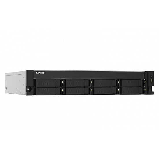 QNAP TS-832PXU-4G 8-Bay Quad-Core 1,7GHz Rackmount NAS mit 250W Netzteil 4GB DDR4 UDIMM RAM SATA 6Gbit/s