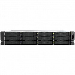 QNAP TS-h1277AXU-RP-R5-16G 2U 12-bay NAS AMD Ryzen 5 Pro 7645 6C/12T boost up to 5.1GHz 16GB DDR5 non-ECC RAM