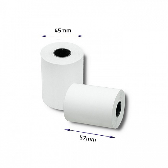 Qoltec 51896 Thermal roll 57 x 20 55g / m2 10 pcs. BPA free