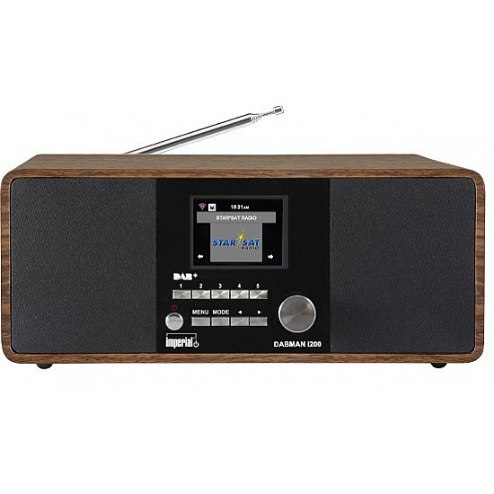Radio imperial DABMAN i200 Internet/DAB+/DAB/UKW wood design
