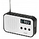 Adler Digital radio PLL AM/FM AD 1907 Alarm function White/Black