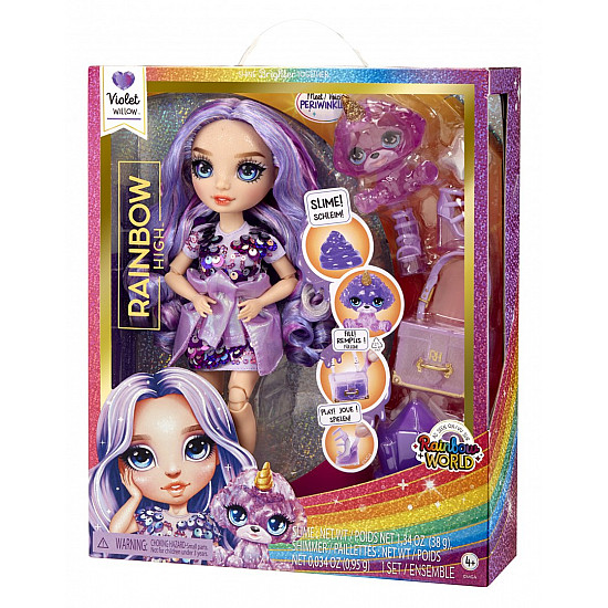 Classic Rainbow High Fashion Doll - Violet, Puppe