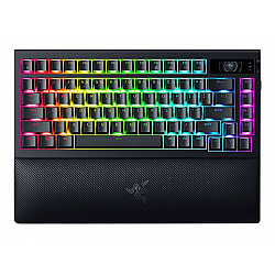 Razer BlackWidow V4 Pro 75% Mechanical Gaming Keyboard 4K Hz Wireless US Black Orange Tactile Switches Gen‑3 Wireless connection