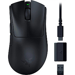 Razer DeathAdder V3 HyperSpeed Wireless Gaming Mouse RF Wireless + USB-C, 26000 DPI, Black