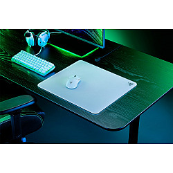 Atlas mouse pad white - micro-etched surface - dirt and scratch resistant