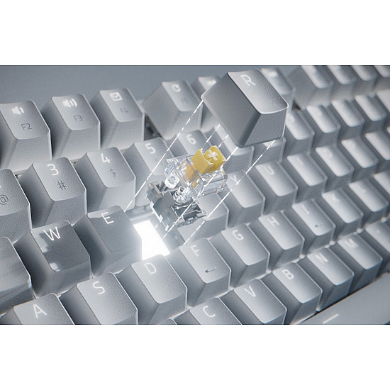 Razer Mechanical Keyboard Pro Type Ultra Mechanical Gaming Keyboard Wireless/Wired US White Wireless connection