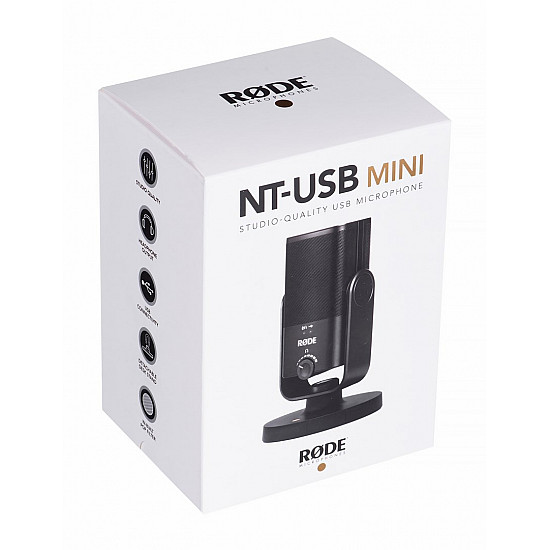 NT-USB mini, desktop microphone, 20 - 20000 Hz, 24 bit, 48 kHz, wired, USB - 3.5 mm