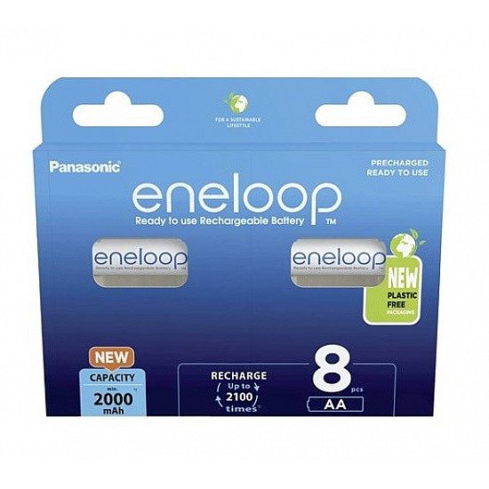 Panasonic eneloop BK-3MCDE/8BE - Batterie 8 x AA-Typ - NiMH - (wiederaufladbar)