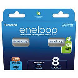 Panasonic eneloop BK-4MCDE/8BE - Batterie 8 x AAA - NiMH - (wiederaufladbar)