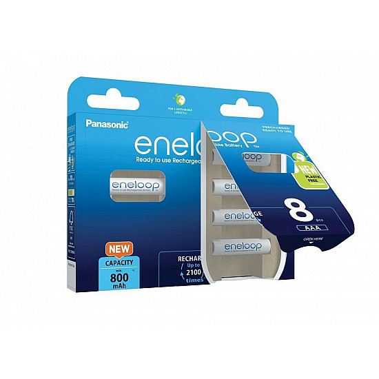Panasonic eneloop BK-4MCDE/8BE - Batterie 8 x AAA - NiMH - (wiederaufladbar)