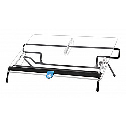 R-Go Tools Document holder R-Go Flex Read, ergonomic, with soft foam wrist rest, transparent acrylic
