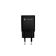 CHARGER RIBERA GAN 1X USB-A + 1X USB-C 30W BLACK NUC-2141