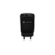 CHARGER RIBERA GAN 1X USB-A + 1X USB-C 30W BLACK NUC-2141
