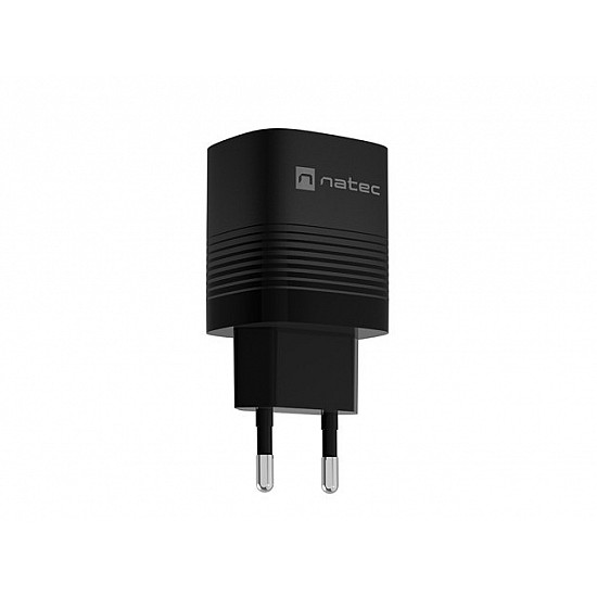 CHARGER RIBERA GAN 1X USB-A + 1X USB-C 30W BLACK NUC-2141
