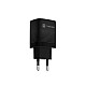 CHARGER RIBERA GAN 1X USB-A + 1X USB-C 30W BLACK NUC-2141