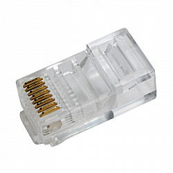 LogiLink Patch-Anschluss - RJ-45 (M) - ungeschirmt (Packung mit 100)