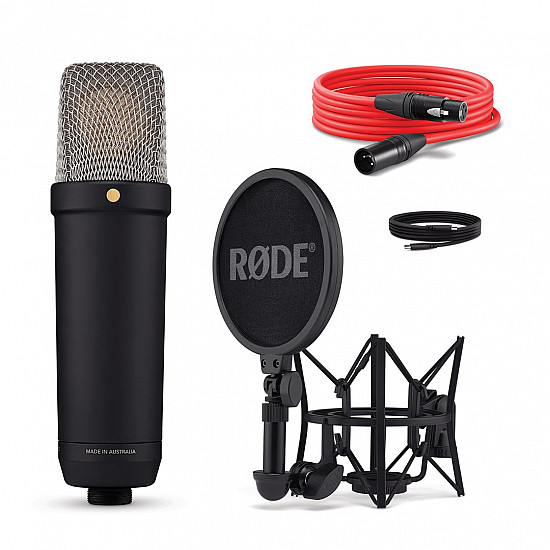 NT1 5th Generation Large Diaphragm Condenser Microphone - black