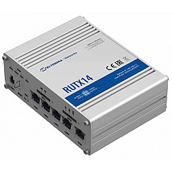 LTE Cat 12 Router RUTX14 802.11ac 867 Mbit/s 10/100/1000 Mbps Mbit/s Ethernet LAN (RJ-45) ports 5 MU-MiMO Yes 4G Antenna type Internal