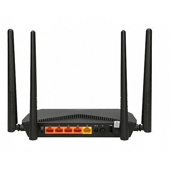 TOTOLINK A3002RU V3 WiFi Router AC1200, Dual Band, MU-MIMO, 5x RJ45 1000Mb/s, 1x USB