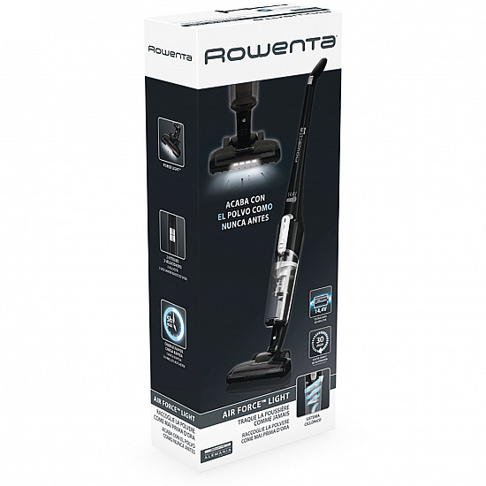 Air Force Light RH6545, Bagless, Black, 0.65 l, Dry, Cyclonic, 80 dB