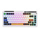 Royal Kludge KZZI K75 pro RGB wireless mechanical keyboard, Moment Switch (black and white) (QWERTY)