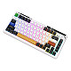 Royal Kludge KZZI K75 pro RGB wireless mechanical keyboard, Moment Switch (black and white) (QWERTY)