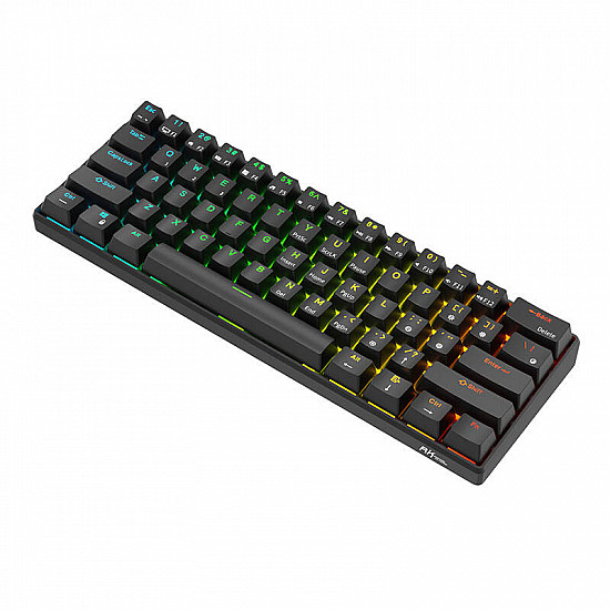 Royal Kludge RK61 RGB mechanical keyboard, brown switch (black) (QWERTY)