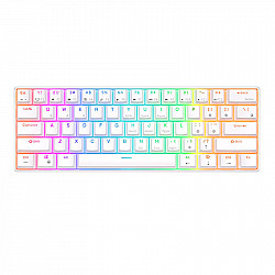 Royal Kludge RK61 RGB mechanical keyboard, brown switch (white) (QWERTY)