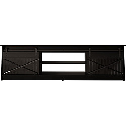RTV GRANERO 200x56.7x35 black/black gloss cabinet