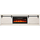 RTV GRANERO + fireplace cabinet 200x56.7x35 white/gloss white