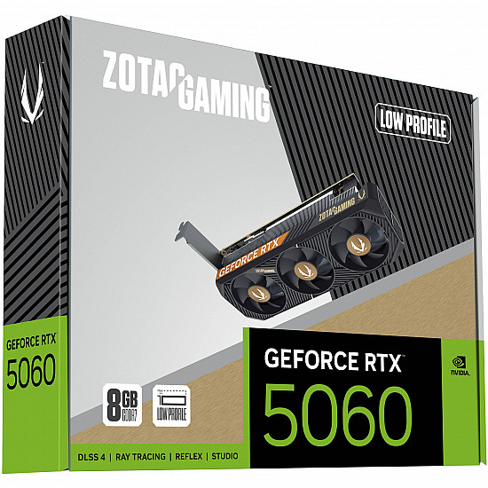 GeForce RTX 5060 Low Profile, Grafikkarte DLSS 4, 3x DisplayPort, 1x HDMI 2.1