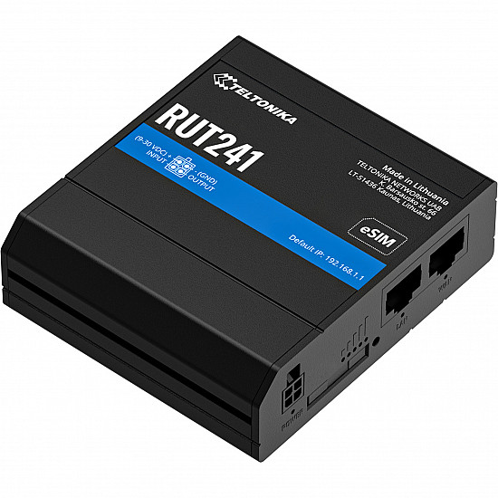 - Router- RUT241- Compact 4G/LTE eSIM - Router - Ethernet