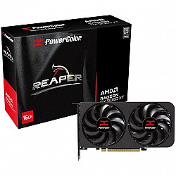 Powercolor Radeon RX 9060 XT Reaper 16GB Grafikkarte - 16GB GDDR6, 2x HDMI, 2x DP