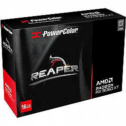 Powercolor Radeon RX 9060 XT Reaper 16GB Grafikkarte - 16GB GDDR6, 2x HDMI, 2x DP