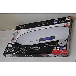 SALE OUT. Adler AD 8139 Child Scale | Adler | Adler AD 8139 | Maximum weight (capacity) 20 kg | Accuracy 10 g | White | DAMAGED PACKAGING