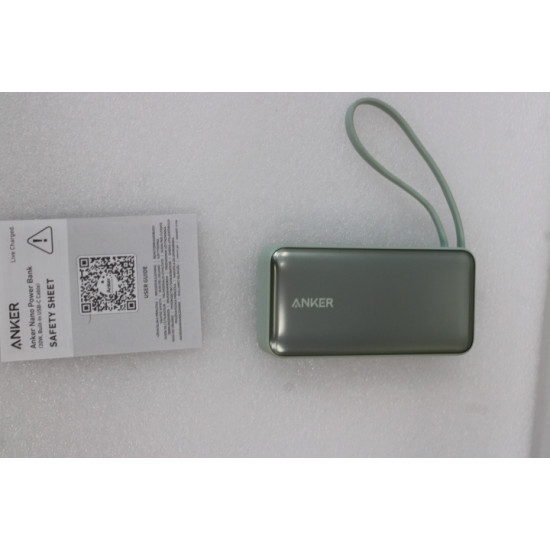 SALE OUT.  | Anker 545 Nano Power Bank | A1259G61 | 10000 mAh | Green | UNPACKED, SCRATCHED ON TOP