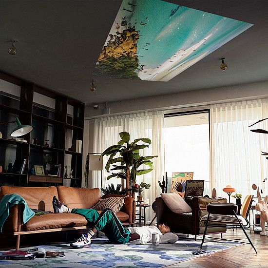 Samsung The Freestyle SP-LFF3CLAX - 2nd Generation - DLP-Projektor - LED - tragbar - 550 lm - Full HD (1920 x 1080)