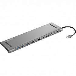 SANDBERG USB-C 10-in-1 Docking Station - Docking station