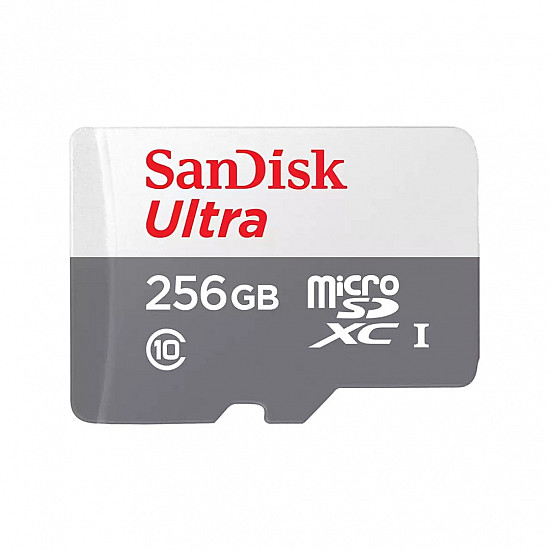 256GB ULTRA LITE WHITE/GRAY MICROSDXC 100MB/S CLASS 10 UHS-I