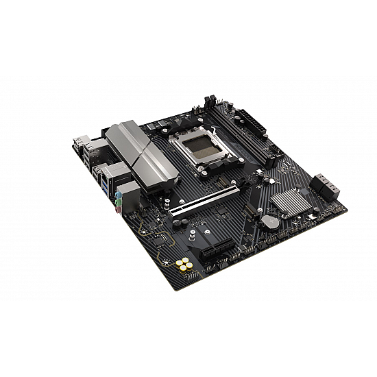 Sapphire B650M-E - Motherboard - micro ATX - Socket AM5 - AMD B650 Chipsatz - USB 3.2 Gen 1, USB-C 3.2 Gen 1 - 2.5 Gigabit LAN - Onboard-Grafik (CPU erforderlich)