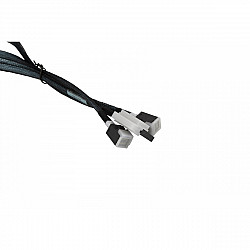 Supermicro - CBL-SAST-0826 - Slimline SAS x8 SFF-8654 auf 2x miniSAS HD SFF-8643, 0.7m