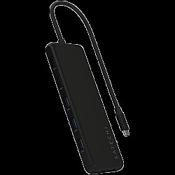 Satechi USB-C Triple Display Multiport Hub (13-in-1 Adapter), Black, 100W, ST-P3D13K