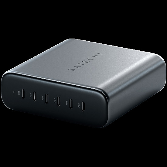 SATECHI 200W USB-C 6-Port PD GaN Charger - EU