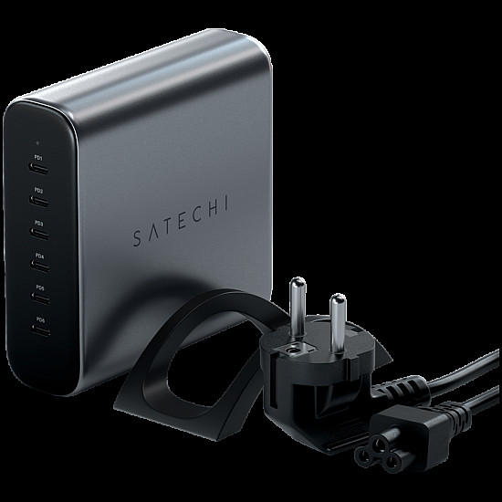 SATECHI 200W USB-C 6-Port PD GaN Charger - EU