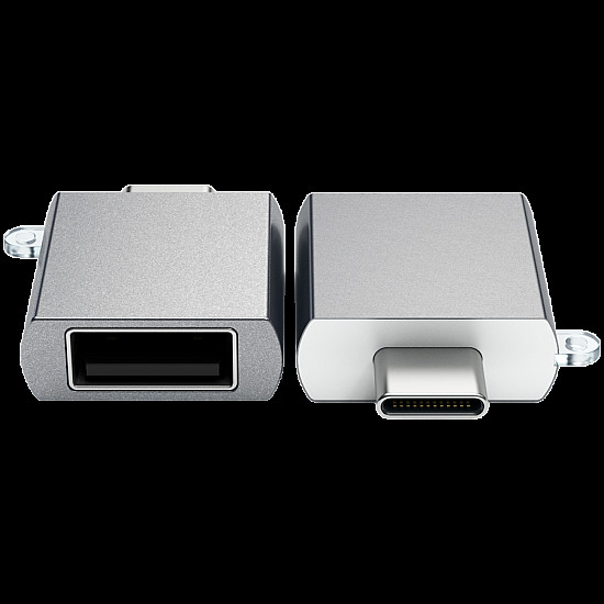 Satechi USB-C adapter to USB 3.0 Space Gray noble design & high quality - compact design - - - (179979)